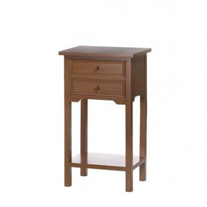 Cape Cod 10015983 Natural Wood Side Table Nightstand Free Shipping