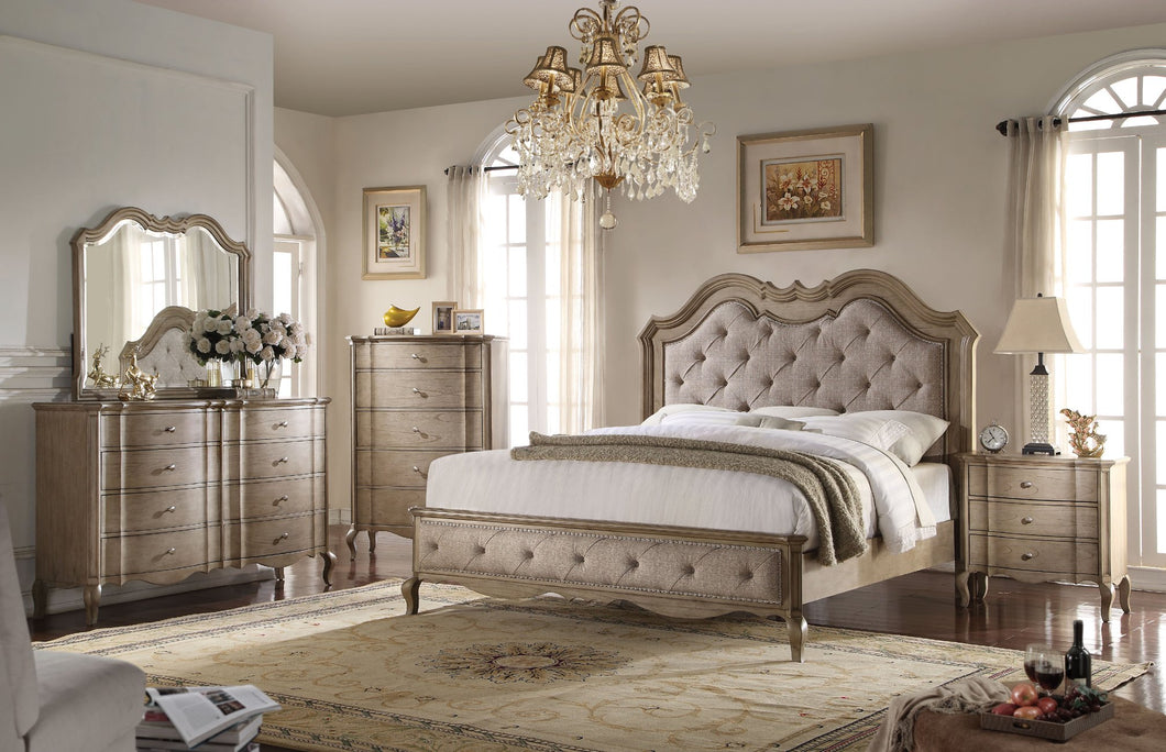 Acme Chelmsford Antique Taupe King Bedroom Set