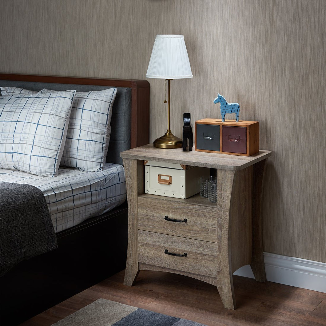 Acme Colt Rustic Natural -Drawer Nightstand