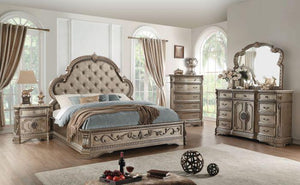 Acme Furniture 26927Ek 4 Piece Eastern King Bedroom Set