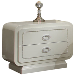 Acme 20393 Ivory Finish Wooden Nightstand