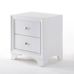 Acme 97498 Blaise 2 Drawer Nightstand In White