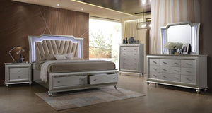 Acme 27230Q Kaitlyn Beige Wood Finish 4 Piece Queen Bedroom Set