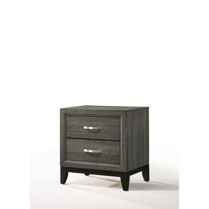 Acme 27053 Valdemar Gray Wood Finish Nightstand