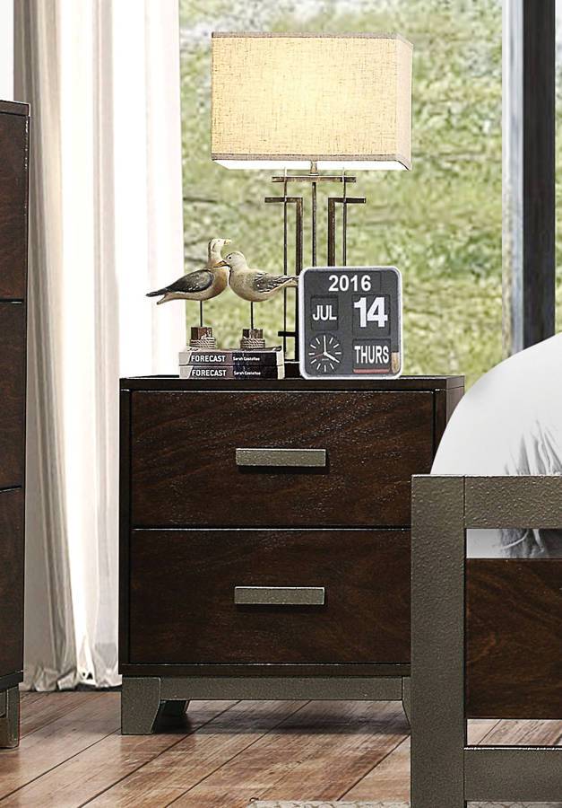 Acme 26683 Charleen Walnut Wood Finish Nightstand