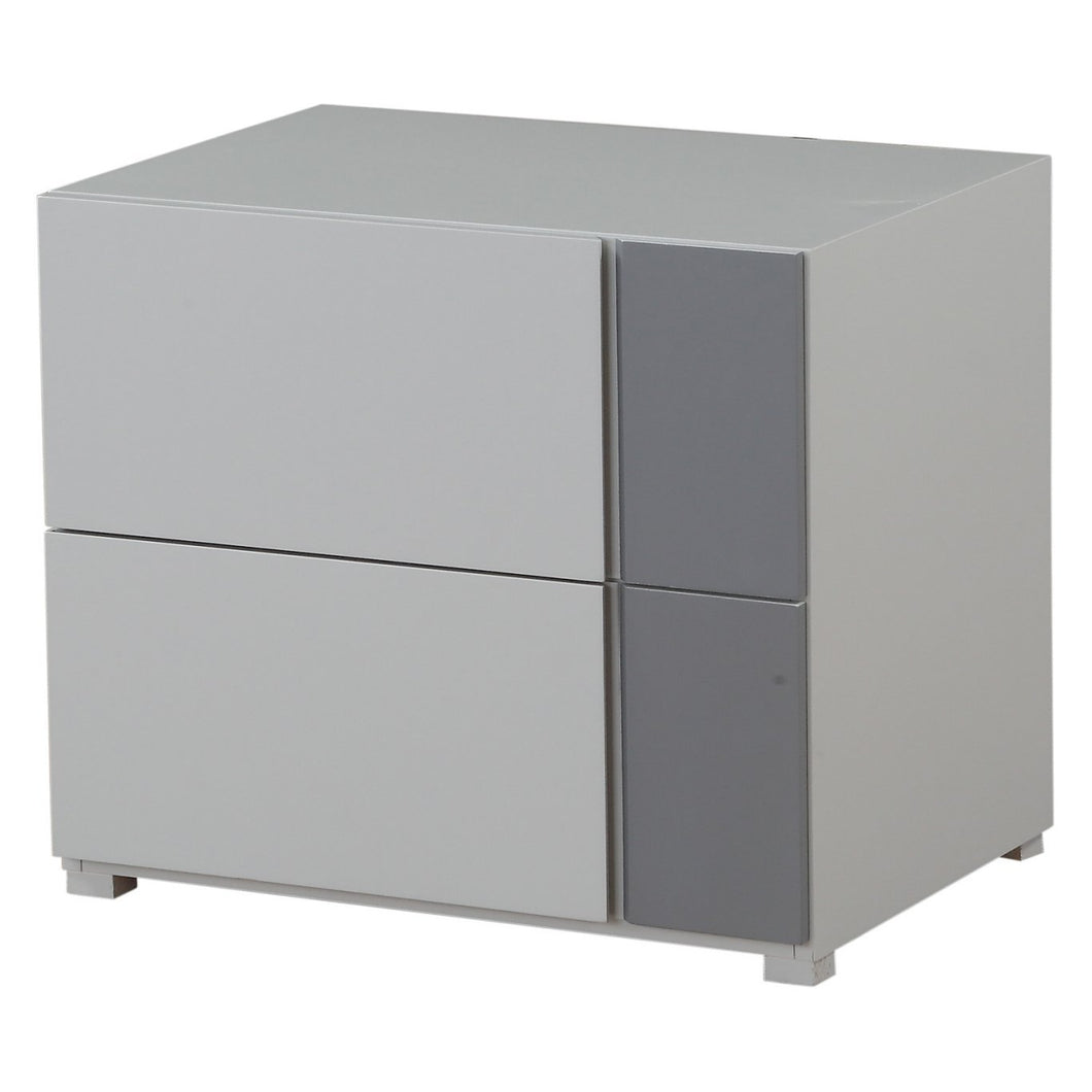 Acme 97526 Byrde Gray Wood Finish Contemporary Nightstand