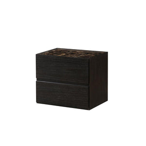 Acme 97522 Wellins Espresso Wood And Marble Top Finish Nightstand