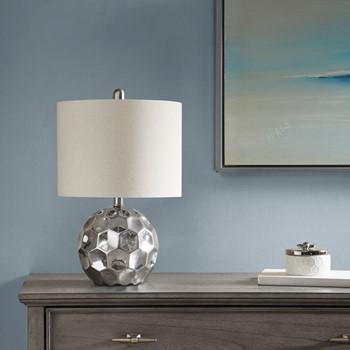 510 Design Frill Table Lamp With Silver Finish 5DS153-0006