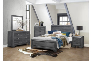Beechnut 5 PC queen bedroom set Gray
