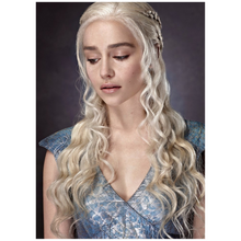 Load image into Gallery viewer, Game of Thrones Daenerys Targaryen Blue Mini Canvas Art Print