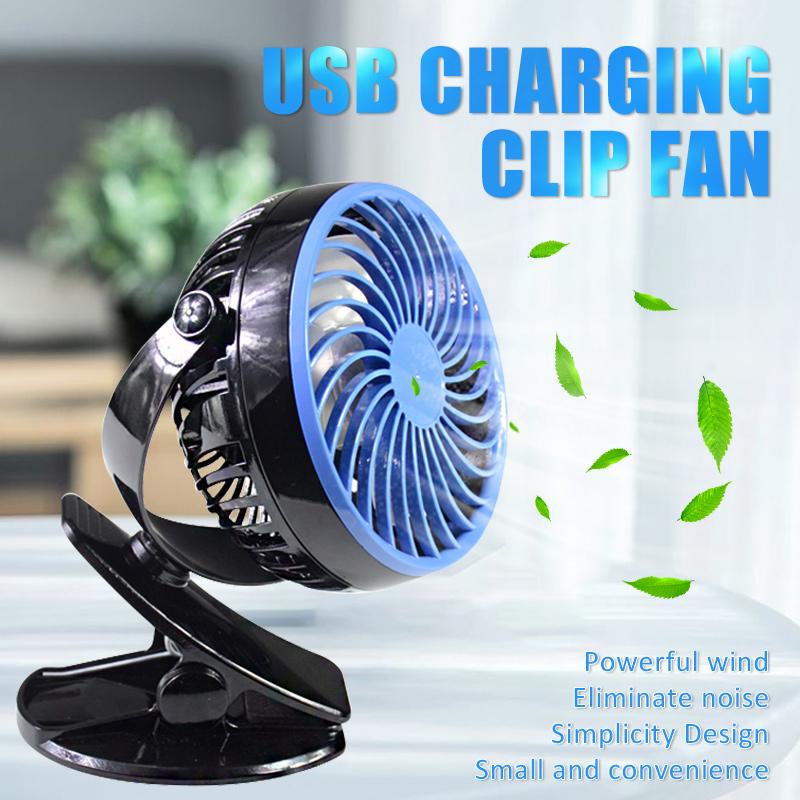 USB Charging Clip Fan