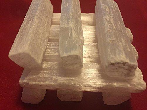 10 Selenite Sticks 3  Long / Sticklets Crystal Healing Grid &Amp; Cleansing Stone Aka Satin Spar Or Gypsum By Treasure Essentials