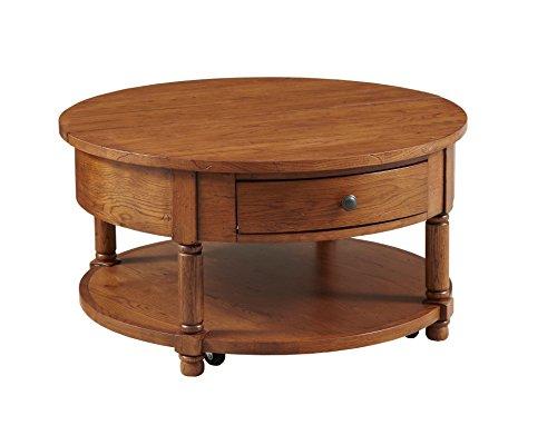 Broyhill 3397-011 Attic Heirlooms Round Lift-Top Cocktail Table, Brown