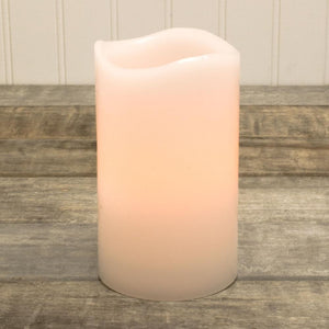 Flameless LED Pillar Candle, Battery Operated with Remote, 5 inch