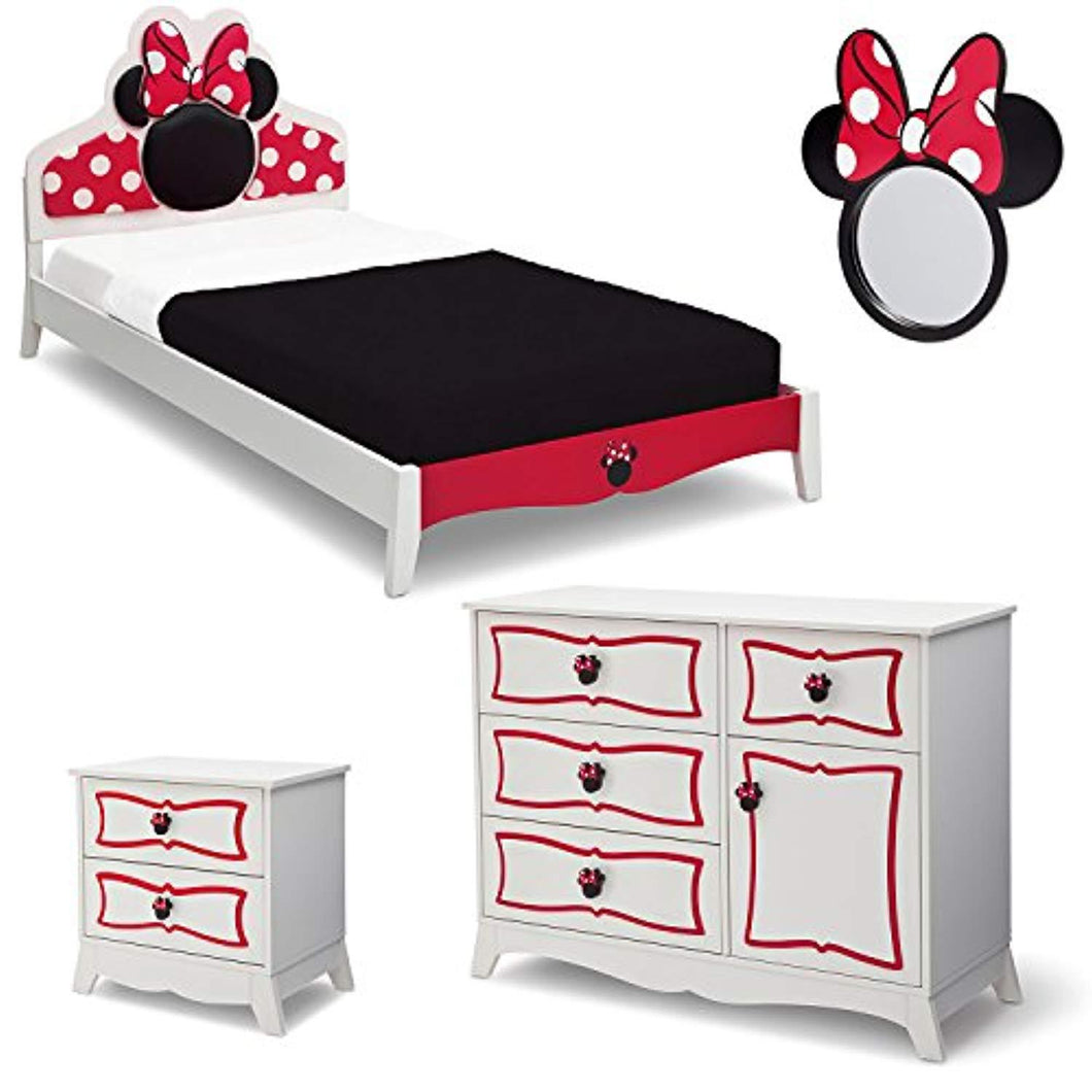 Delta Children Twin Bedroom Collection, Disney Minnie Mouse