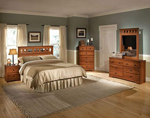 Cambridge Seasons Five Piece Suite: Queen Bed, Dresser, Mirror, Chest, Nightstand Bedroom Furniture Sets