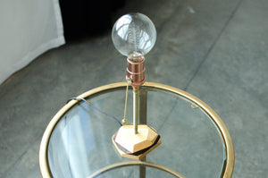 Geometric Wooden Lamp