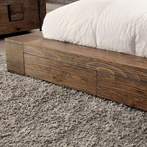 6 Piece Queen Walnut Bedroom Set