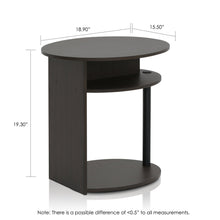 Load image into Gallery viewer, Furinno End Table 15080WNBK