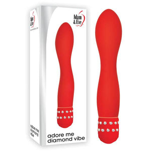 Adam & Eve Adore Me Diamond Vibe - Red 19 cm (7.5'') Vibrator