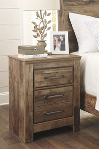 Blavilla Casual Brown Two Drawer Night Stand