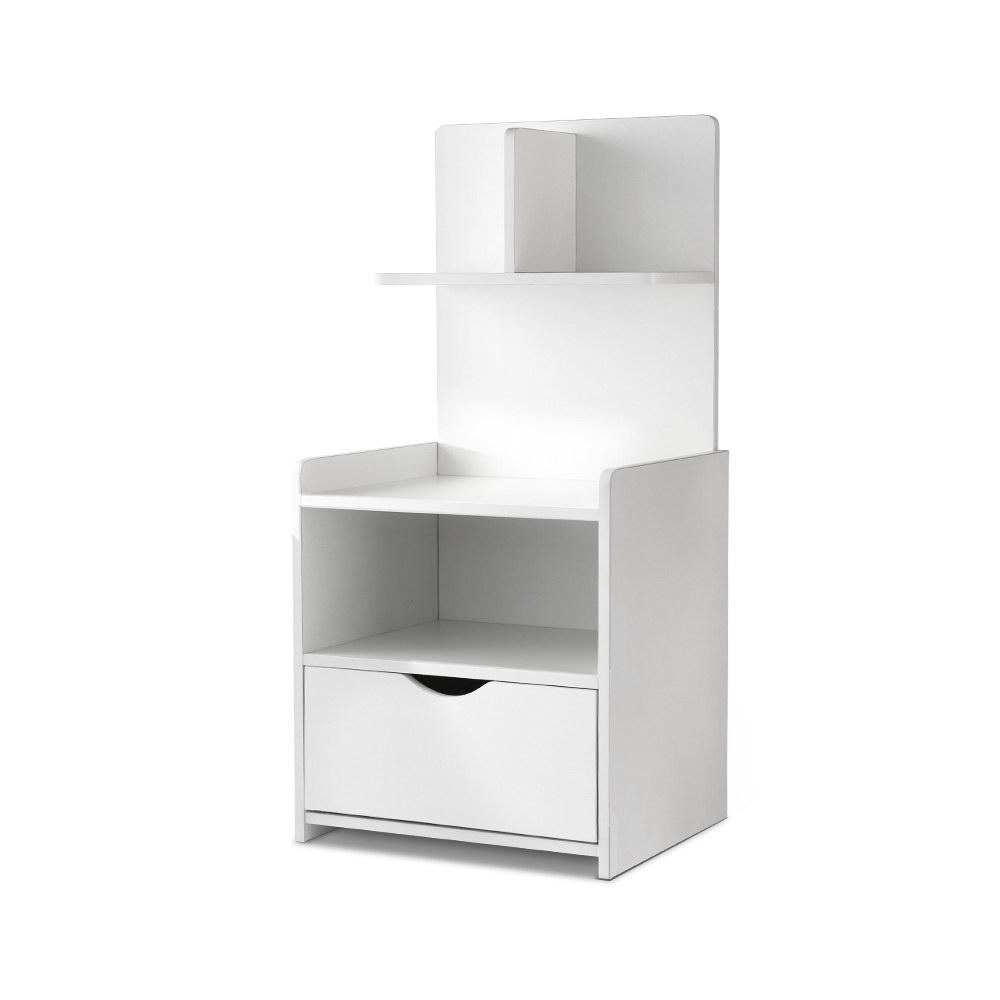 Artiss Bedside Table Cabinet Shelf Display Drawer Side Nightstand Unit Storage