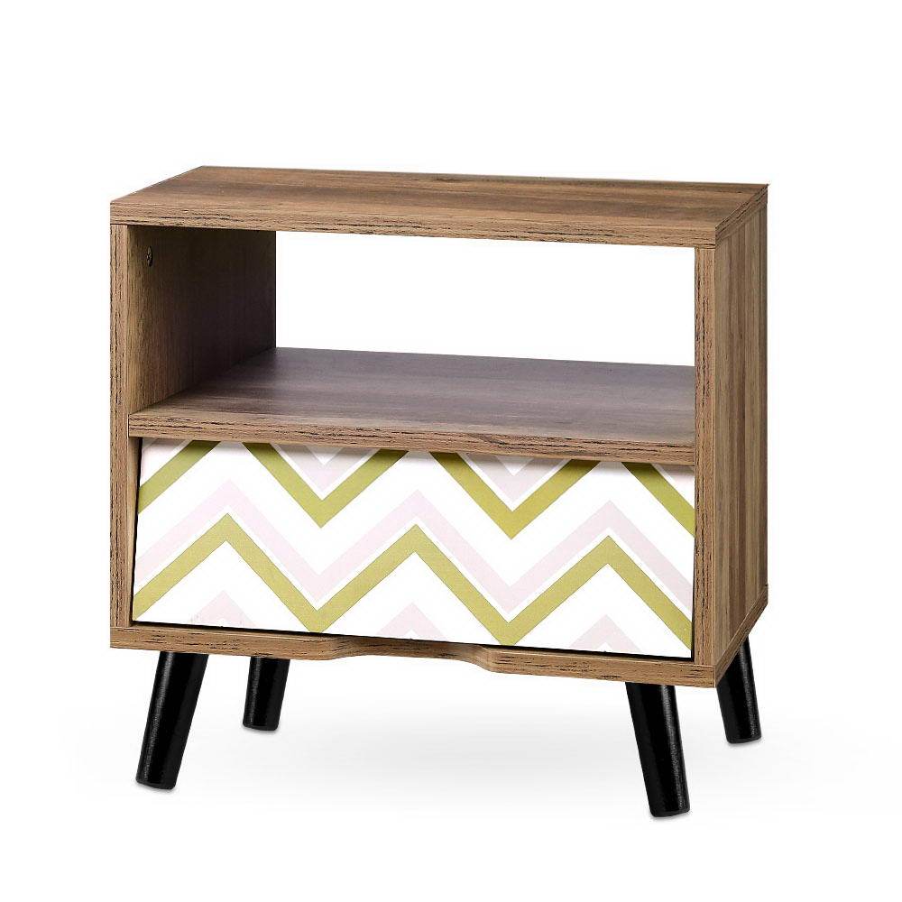 Artiss Bedside Tables Drawer Storage Cabinet Nightstand Chest Style Side Table