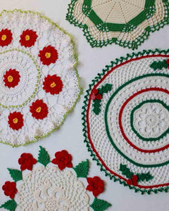 Vintage Christmas Doilies Crochet Pattern