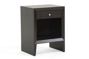 ST-006-AT Baxton Studio Leelanau Modern Accent Table And Nightstand, In Brown
