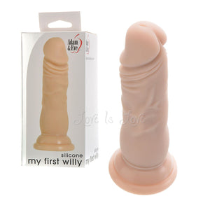 Adam & Eve My First Willy Dildo Flesh 5.25 Inch