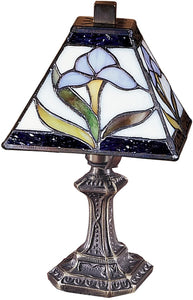 0-001435>Irene Tiffany Accent Lamp Antique Bronze