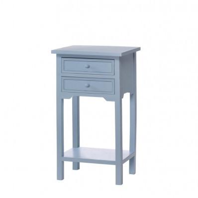 Cape Town Blue Side Table Nightstand 10015982 Free Shipping
