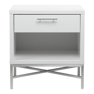 Moe's Contemporary Modern Kriss Side Table, White