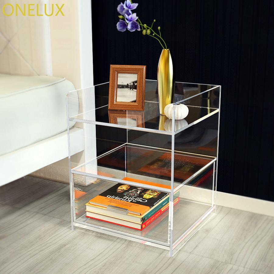 Clear Acrylic Bedside Drawer Tablelucite Nightstandperspex Sofa Tables