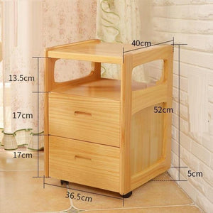 Bedside Cabinet Wooden Mini Simple Storage Lockers Minimalist Modern Creative Bedroom Sideboard Dormitory