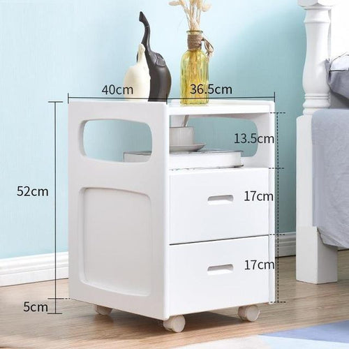 Bedside Cabinet Wooden Mini Simple Storage Lockers Minimalist Modern Creative Bedroom Sideboard Dormitory