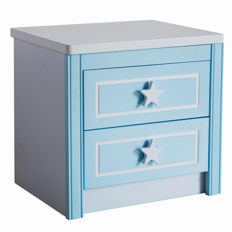 Children'S Bedside Lockers Set Combination Cabinet.