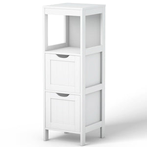 Bathroom Multifunctional Storage Floor Cabinet with 2 Drawers